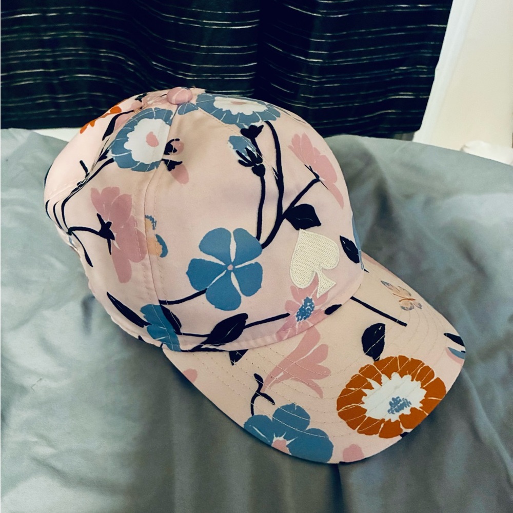Kate Spade Pink Floral Cap